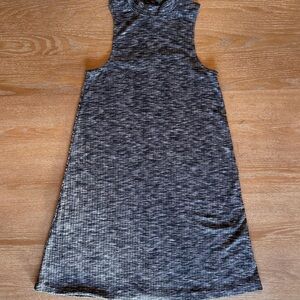 Sleeveless Gray Mini Dress
